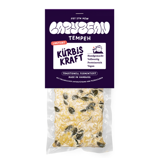 Kichererbsen-Kürbiskern-Tempeh – Kürbiskraft Limitiert
