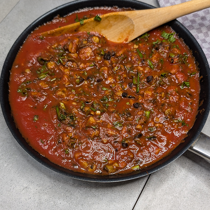 Tempeh Hack, Mariniert