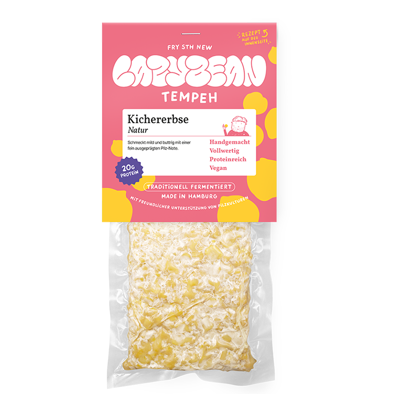 Kichererbsen Tempeh Natur