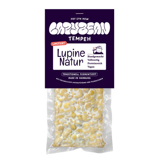 Süßlupinen Tempeh Natur von Lazybean, 200 g