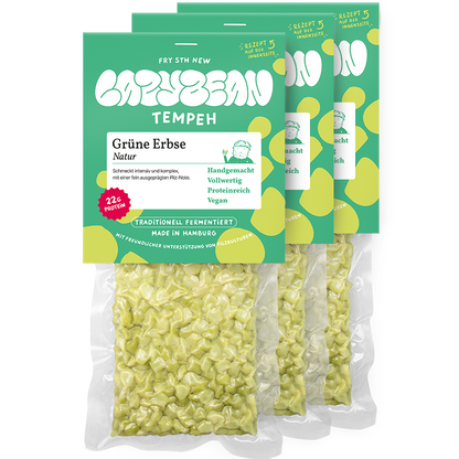 3er-Bundle Grüne Erbsen-Tempeh