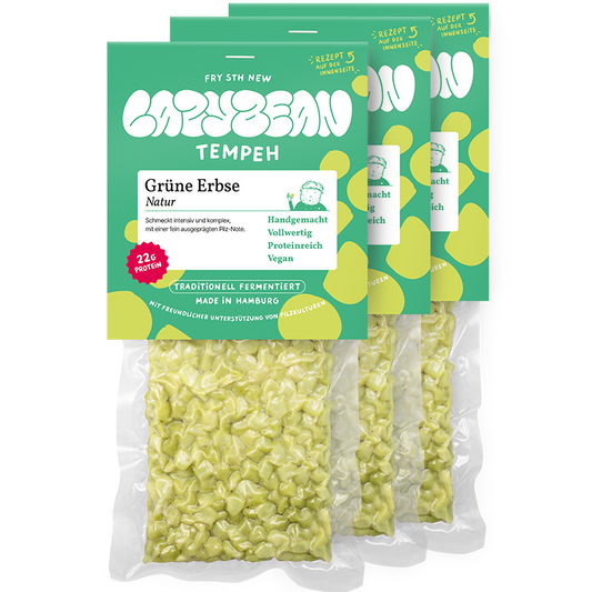 3er-Bundle Grüne Erbsen-Tempeh